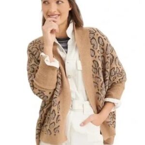 ANTHROPOLOGIE Akemi + Kin Cheetah Cardigan
